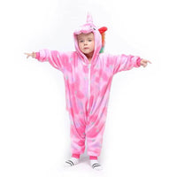 Flannel Children's Animal One-piece Pajamas