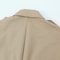 European And American Style Fashionable All-match Short Double Breasted Trench Coat
