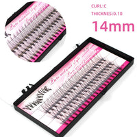 Single Eyelashes, Hairy Chicken Paw Hairs, Grafted Eyelashes, A Cluster Of 10 Self-grafted, Inoculated False Eyelashes