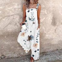 Fashion Women's Wear Vintage Print Jumpsuit
