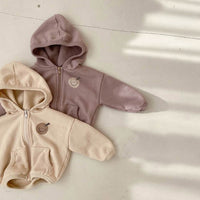 Children's Baby Fashion Casual Loose Zipper Sweater Coat