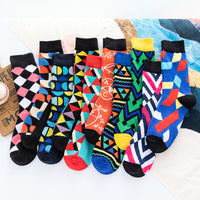Mid-tube Star Animal Tide Socks