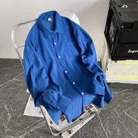 Men's Hong Kong Style Trendy Loose Casual Shirt