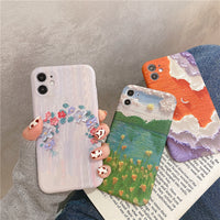 Summer Oil Painting Landscape Silicone Phone Case