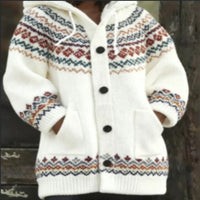 Sweater Autumn And Winter Loose Twist Cardigan