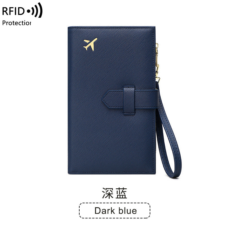 RFID Anti-magnetic Passport Holder Multifunctional Long Ladies Wallet