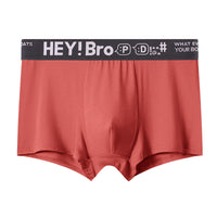 Pure Cotton Simple Contrast Color Men's Boyshorts