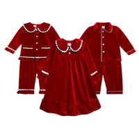 New Year's Children's Gold Velvet Home Clothes For Sleeping