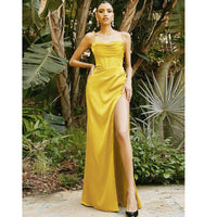 European And American-style High-waisted Side-slit Design