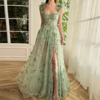 Elegant Lace Beach Dress For Banquets