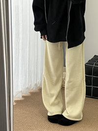 Comfortable Fleece-Lined Striped Jogger Pants
