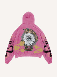 Fashion Casual Printed Polyester Sweater