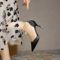 Pointed Low-cut Stiletto Heel High Heels