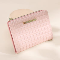 Women's Wallet Short Korean Style Vertical Solid Color Zipper Wallet