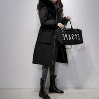 Parker Big Fur Collar Down Jacket Women