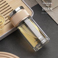 Unisex Portable High-end Transparent Water Bottle