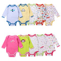 Long-sleeved Baby Cotton Bag Fart Clothes Five-piece One-piece