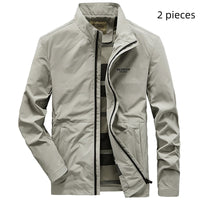 Loose Casual Stand Collar Jacket Men's Top