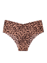 European And American Seamless Ice Silk Briefs Sexy Breathable With Print