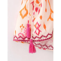 V-neck Brace Sequin Embroidery Decoration Spaghetti-strap Camisole Top