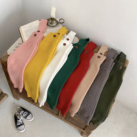 Ins Style Baby Autumn Clothing Knitted Bib Jumpsuit