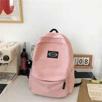 Casual All-match Backpack Male Middle School Student Campus