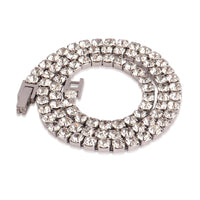 Hip-hop Diamond-studded Necklace For Women And Men