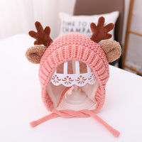 Men's And Women's Baby Plus Velvet Warm Knitted Hat