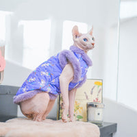 Spring Style Fur-Free Cat Clothes Sphinx And Devon Rex Vest