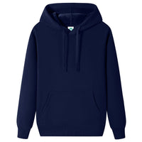 Fleece-lined Thick Student Hoodie Warm Top Casual