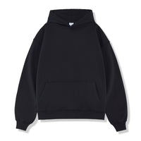 Thick Loose Solid Color Velvet Thickened Hooded Sweatshirt Male