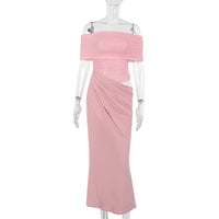 Elegant Sexy Slim-fit Hollow-out Midriff-baring Dress For Women