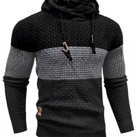 Jacquard Sweatshirt With Long Sleeves And A Hood