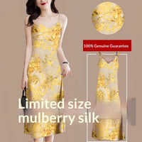 Women's Silk Sleeveless Base Skirt For Outerwear And Layering