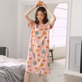 Cute Striped Womens Short-sleeve Loungewear With Color-blocking