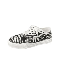 Lace-up Platform  Dissolving Casual Color Matching Shoes
