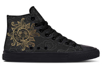 High Top Canvas Shoes For Printing Lovers