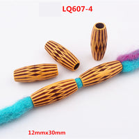 Reggae Dirty Braids Ornaments Beaded Imitation Wood Plastic