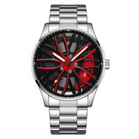 Rotating Dial Watch With A Hollowed-out Design
