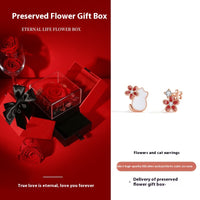 Women's High-grade Sterling Silver Stud Earrings