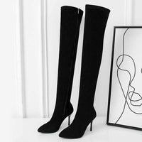 Stiletto High Heel Suede Sexy Nightclub Over-the-knee Boots