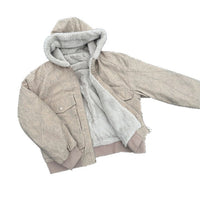 New Winter Mens Retro Marble-Textured Cotton Padded Jacket