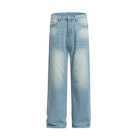 Autumn And Winter American High Street Retro Washed Jeans