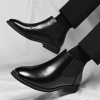 Fashion British Vintage Fleece-lined Boots For Men