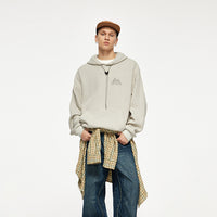 Men's Clothing Texture Knitted Embroidered Hoodie