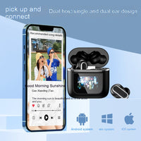 Intelligent Touch Screen Bluetooth Earphones For Extended Battery Life And Noise Reduction