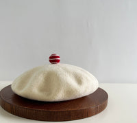 High-Quality Wool Beret Womens Wool Felt Painters Cap