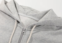 Relaxed Stylish Versatile Zip-up Cardigan Top