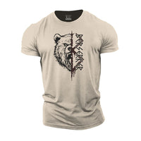 Round Neck 3D Printed Short Sleeve T-shirt