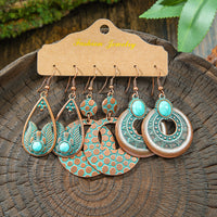 Vintage Earrings Women's Geometric Tassel Earrings Bohemia